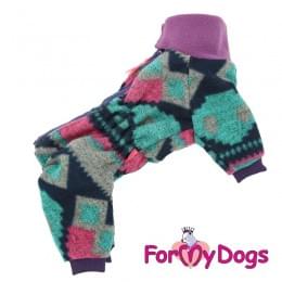 Комбинезон Фиолетовый утепленный для собак